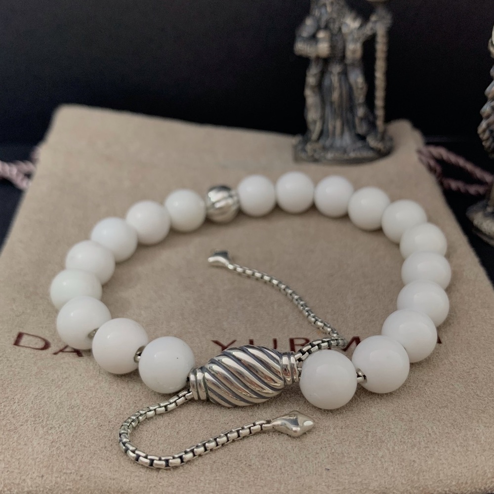 David Yurman Spiritual Bead White Coral